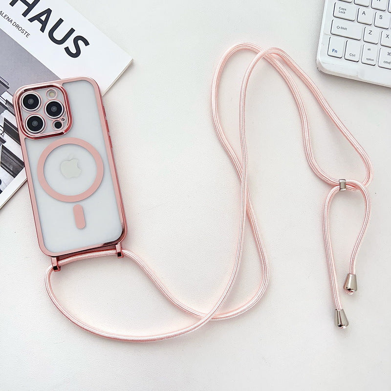 Magnetic Crossbody Phone Case — iPhone 15/16/17, Shockproof