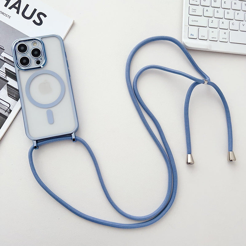 Magnetic Crossbody Phone Case — iPhone 15/16/17, Shockproof