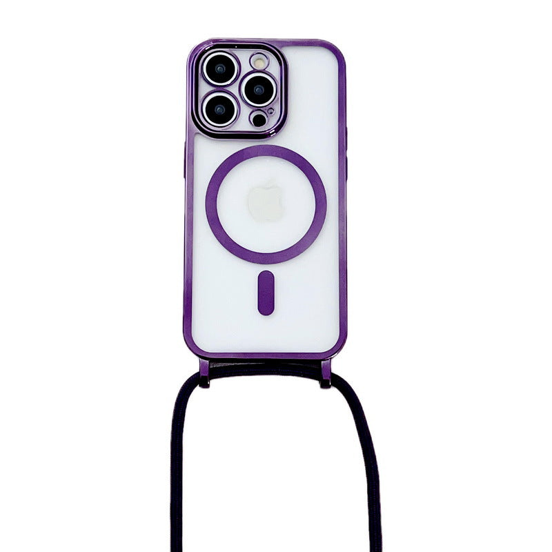 Magnetic Crossbody Phone Case — iPhone 15/16/17, Shockproof