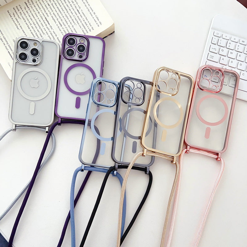Magnetic Crossbody Phone Case — iPhone 15/16/17, Shockproof