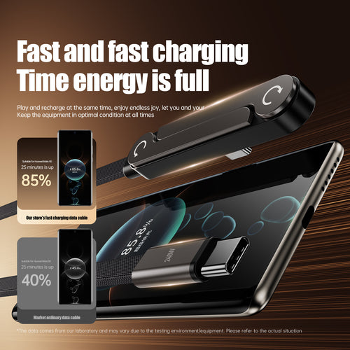 240W USB-C Fast Charging Cable — Bendable, Gaming-Friendly