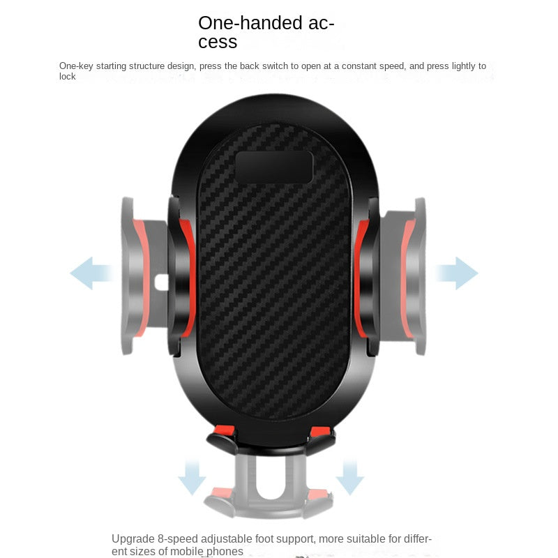 Telescopic Car Phone Mount — Air Vent, Auto-Lock
