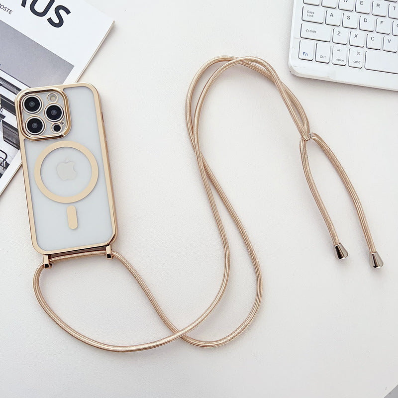 Magnetic Crossbody Phone Case — iPhone 15/16/17, Shockproof